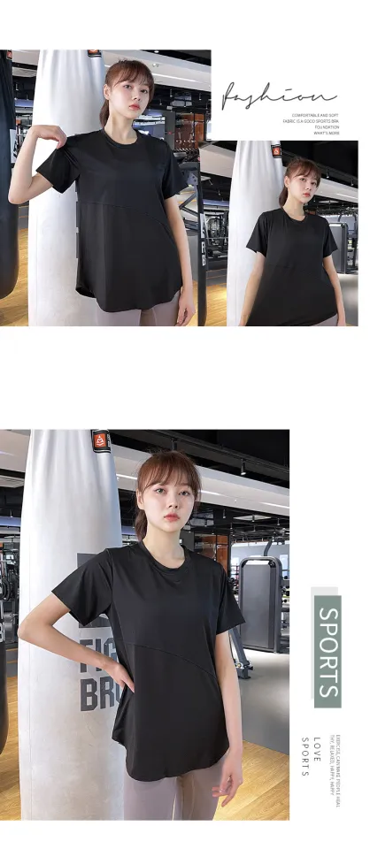 SplicedAnnie-Sport Sport T Shirt Women Plus Size Korea Style Quick