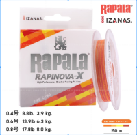 สาย PE RAPALA RAPINOVA-X FC สำหรับตกปลา