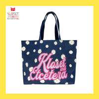 KLOSET ETCETREA Daisy Crazy Love tote M กระเป๋าถือ กระเป๋าสะพายไหล่ กระเป๋าสกรีน กระเป๋าผ้า ถุงผ้า