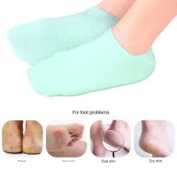 ►℗ 1 Pair Silicone Moisturizing Spa Gel Heel Socks Hand Care Exfoliating And Preventing Dryness Foot Skin Rejuvenation Elastic Sock