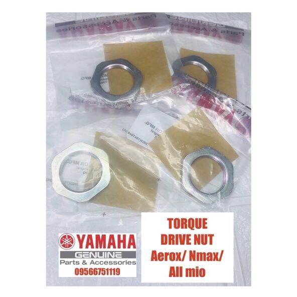 TORQUE DRIVE NUT (perpiece) for AEROX NMAX ALL MIO YAMAHA GENUINE