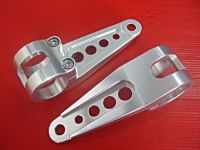 YAMAHA SR500 XS650 CB750 NORTON GS CAFE BILLET "CNC" HEADLIGHT BRACKET (35mm.) #แบร็คเก็ตไฟหน้า เหล็ก สินค้าคุณภาพดี