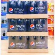 Nước Ngọt Pepsi Đen Không Đường Thái Lan lốc 6 lon