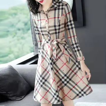 Shop Burberry Long Dress online 