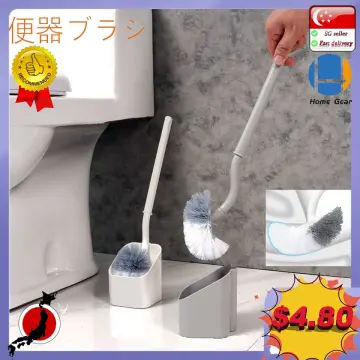 1pc Creative Long-handled Nordic Toilet Brush With No Dead Corners, Perfect  For Bathroom Cleaning