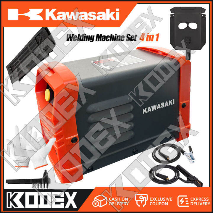 KAWASAKI 4 In 1 MINI Inverter Welding Machine with Carrying Strap and