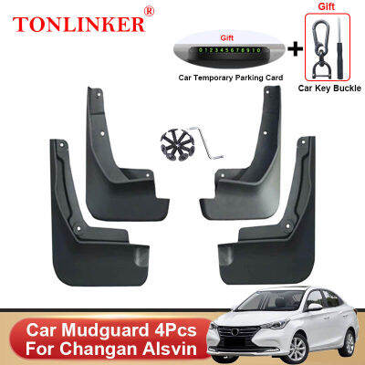 TONLINKER Mudguard สำหรับ Changan Alsvin 2023 1.5L Mud Flaps Mudguards Splash Guards Fender รถ Mudflaps 4Pcs รถอุปกรณ์เสริมสินค้า