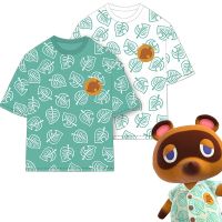 เกมสัตว์ข้าม Happy Home Designer เสื้อยืด TOM Nook New Leaf Horizons 3D พิมพ์ผู้ชายฤดูร้อนผ้าฝ้าย T เสื้อการ์ตูน TEE Tops