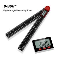 0-360 Digital Protractor Goniometer Square Ruler Carpenter Angle Detector Level Measuring Ruler Tool Inclinometer Goniometer