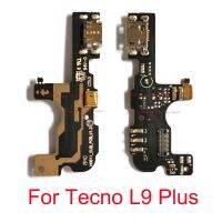 ชาร์จ USB แท่นชาร์จพอร์ตบอร์ด Flex Cable สําหรับ Tecno L9 Plus L9 + USB Charger Board Port Dock Flex Cable ซ่อมอะไหล่