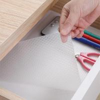 Reusable Anti-slip Mat Drawer Shelf Liner Cabinets Mat Kitchen Organizer Pad on the Table Refrigerator Dishes Protective Drawers