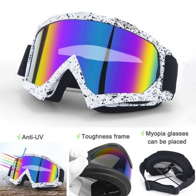 Ski Snowboard Goggles Anti-Fog Skiing Eyewear Winter Outdoor Sport Cycling Motorcycle Windproof Goggles UV Protection Sunglasses Goggles