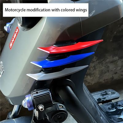 อุปกรณ์ตกแต่งรถจักรยานยนต์สำหรับ Mt07คาวาซากิ Z900ฮอนด้าเวสป้าเคทเอ็มตกแต่งมีดลมหลากสี