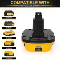 【LZ】 DCA1820 Conversor Adaptador de Bateria para DEWALT 18V Ferramentas 20V Max Lithium Ion Battery Power Bank Função USB