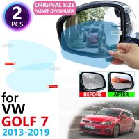 คลุมทั้งหมด Volkswagen VW Golf 7 MK7 2013 2019,อุปกรณ์เสริมฟิล์มกันฝ้าหมอกกันฝนกระจกมองหลังกันหมอก2014 2018 2015