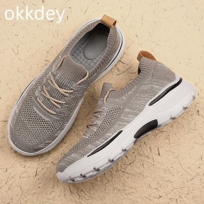 Mens Sneakers Four Seasons Trendy Shoes Mesh Platform Sport ShoesBreathable Platform Non-slip Casual Sneakers New Spring Summer