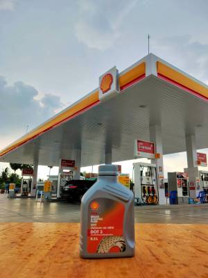 Shell น้ำมันเบรค Brake and Clutch Fluid DOT3 0.5ลิตร