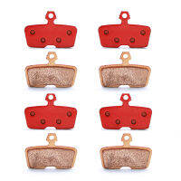 Red Sintered Bicycle Disc Brake Pads 4 Pairs (8pcs) Bike Accessories For AVID MTBAVID Code(2011-2014)AVID Code R Cycling Parts