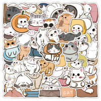 hedeguoji?60pcs Kawaii Cats Cute Cartoon Stickers Toys For For Kids Notebook DIY Decals