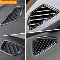 Car styling Air Outlet Carbon fiber Stickers Sequin Cover trim For BMW 1 2 3 4 5 7 Series X1 X3 X4 X5 X6 F30 F10 F15 F16 G30 E90