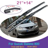 for Suzuki Baleno 800 2014 2015 2016 2022 Model Frameless Rubber Wiper Snow Scraping Front Windshield Brushes Car Accessories