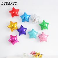 50pcs/30pcs/20pcs 5inch small cute star-shaped foil balloon wedding decoration birthday party baby shower balloon decoration toy Artificial Flowers  P