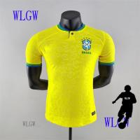 Most popular 【WLWY】Top Quality 2022/23 Player Version Brasil Jersey Brazil Home Football Jersey Men Shirt Soccer Jersey