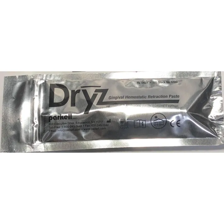 Dryz, Gingival Hemostatic Retraction Paste, Green Syringe type, 1Syr(0.85g) Lazada PH