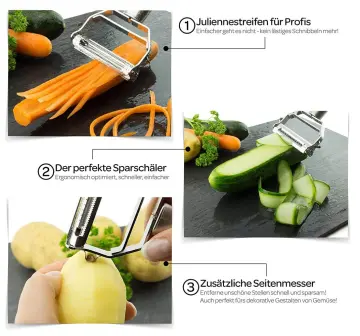 2-PCS KITCHEN UTENSILS WITH FRUIT KNIFE AND VEGGIE PEELER,水果刀與