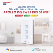 Công Tắc Cảm Ứng Apollo Điện Quang ĐQ SW1.1 R 03 01 WiFi - Màu trắng