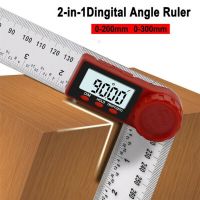 ✴ 200mm 300mm Digital Protractor Angle Ruler Electronic Gauge Angle Measurement Tool Woodworking Goniometer Meter Angle Finder