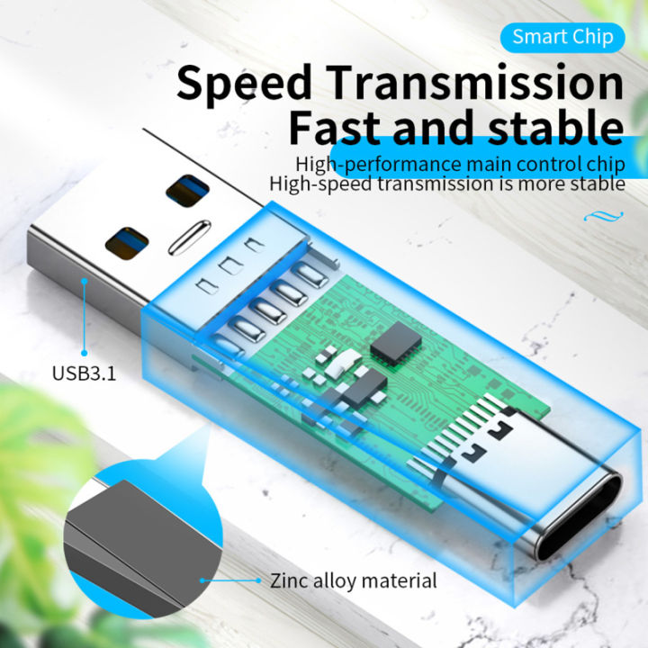 usb-c-อะแดปเตอร์-usb-ไปยัง-type-c-ส่งอะแดปเตอร์ตัวเมียชาร์จเสียง3-in-1-10gbps-ตัวแปลงความเร็วสูง