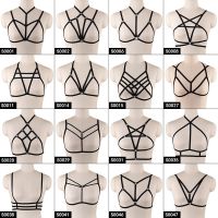 【YF】✁﹊  BONDAGE STRAPPY Harness Erotic Goth Accessories Cupless