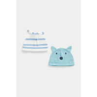 หมวกเด็กทารก Mothercare Bear And Stripe Hats - 2 Pack CC614