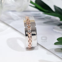 Amantio Diamond แหวน เพชร แท้ (แหวนเพชรเม็ดเดี่ยว)18K WHITE GOLD น้ำ99 VVS