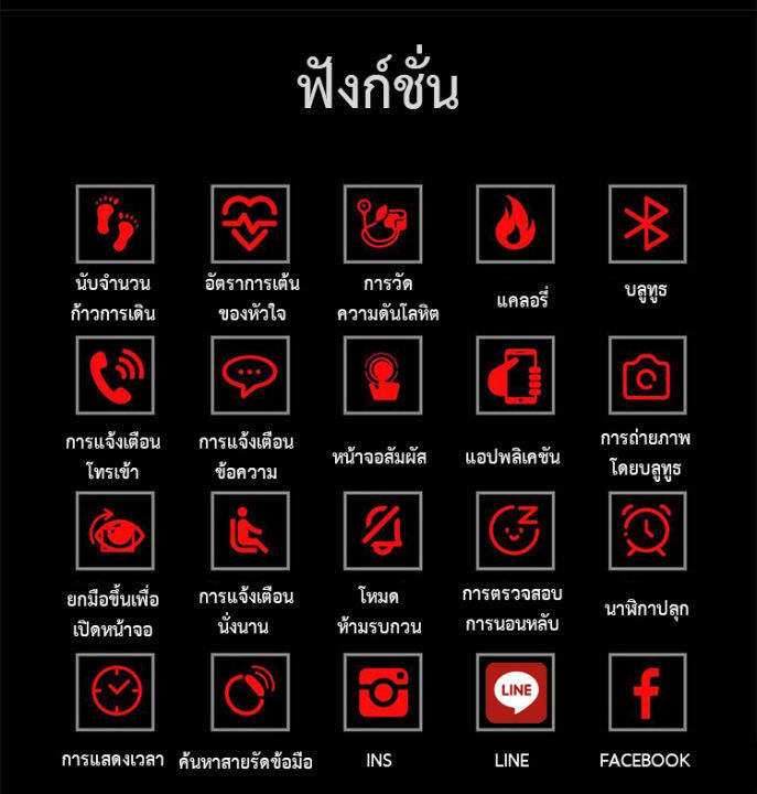 นาฬิกาข้อมือ-smart-watch-m4-รับฟรี-ฟิล์มกันรอย-นาฬิกาดิจิตอลข้อมือ-นาฬิกาจับชีพจร-นาฬิกานับก้าว-นาฬิกาวัดแคลอรี่