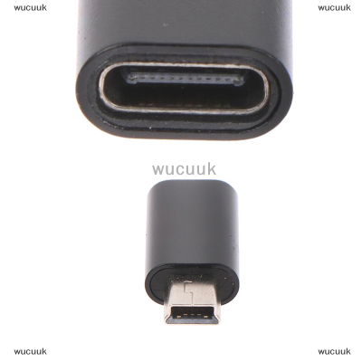 wucuuk MINI 5 Pin USB Adapter B ชายไปยัง USB Type C FEMALE Data Transfer CONNECTOR