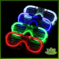 Lawan แว่นตาเรืองแสง ""มีหลอดไฟ LED"" แว่นตาเรืองแสง คริสต์มาส Luminous glasses