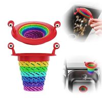 【hot】 Sink Strainer Plastic Drain Fun Basket for Food Catcher !