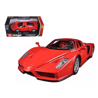 โมเดลรถแข่ง Bburago Enzo Ferrari  No.18 - 26006  อัตราส่วน 1:24  โมเดลรถซุปเปอร์คาร์   ม้าลำพอง เฟอร์รารี่ จำลองเหมือนจริง