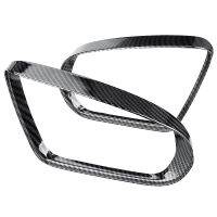 Carbon Fiber Car Side Rearview Mirror Rain Eyebrow Trim for B C E S GLC Class W205 W213