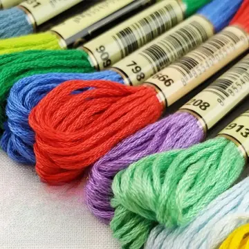 5/10pcs Cross Stitch Thread Polyster Cotton Embroidery Threads Floss Sewing  Skeins Craft Hand Knitting Thread