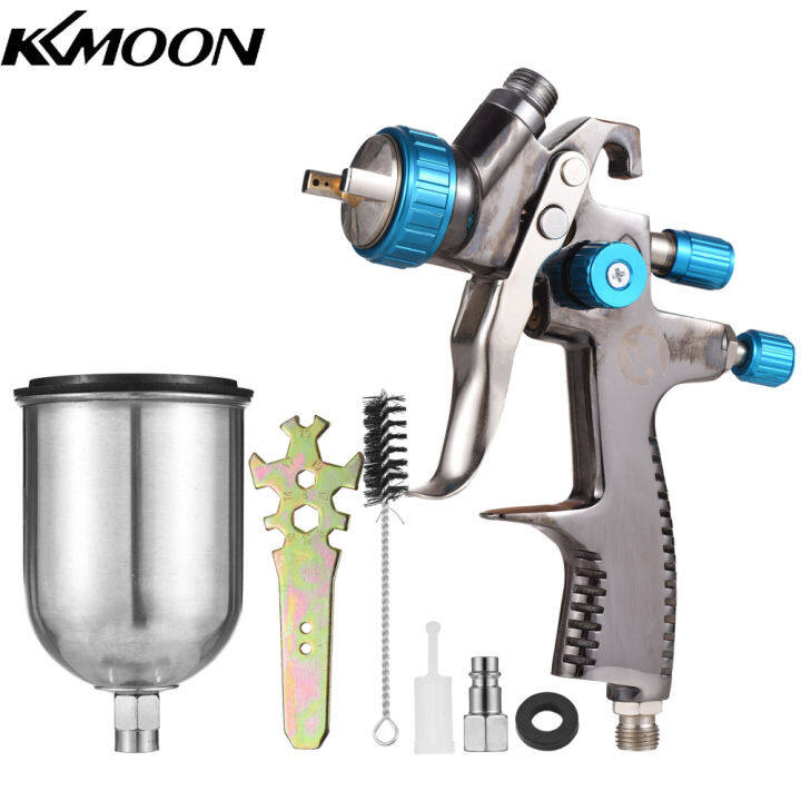 KKmoon LVLP bộ phun sơn mini phun khí trọng lực vòi phun là lựa chọn hoàn hảo dành cho những công việc sơn nhỏ gọn. Với thiết kế nhỏ gọn và dễ dàng sử dụng, máy phun này giúp bạn hoàn thành công việc sơn nhanh chóng và đạt hiệu quả tốt nhất. Hãy xem hình ảnh liên quan để cảm nhận tính năng tiện ích của máy phun này nhé!