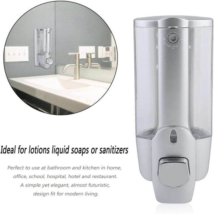 RB Wall Mounted Shampoo Liquid Soap Hand Sanitizer Kitchen and Bathroom ...