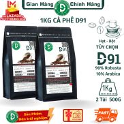 DUC ANH COFFEE Cà Phê Rang Mộc D91 Tùy Chọn Pha Phin