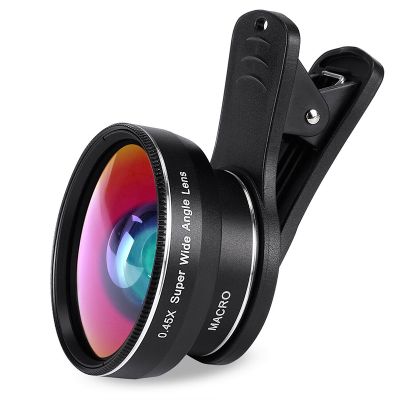 【CW】 Phone Lens Kit 37MM 49UV 0.45x Super Wide Angle amp; 12.5x Macro HD Camera Lentes For IPhone 6S 7/Xiaomi More Cellphone