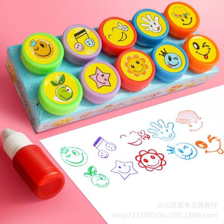 10in1 Emoji Design Teacher Stamp st | Lazada PH