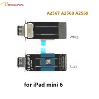 พอร์ตชาร์จแท่นชาร์จ Dock Socket Connector Flex Cable สําหรับ iPad Mini 6 A2567 A2568 A2569 การเปลี่ยนซ่อมสีดํา / ขาว