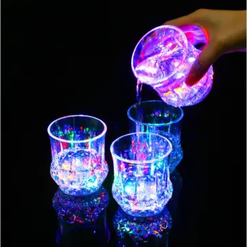 Led flashing store drinking glasses