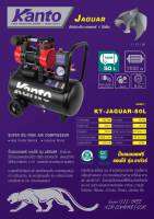 Kanto ปั๊มลมออยฟรี รุ่น KT-JAGUAR-25L//50L ( ไร้น้ำมัน ) 1.5 แรงม้า ความจุถังลม 25//50 ลิตร ( Oil-Free Air Compressor )